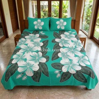 Hot Sale New Design Rayon Bedsheet Hand Painted Made in Bali